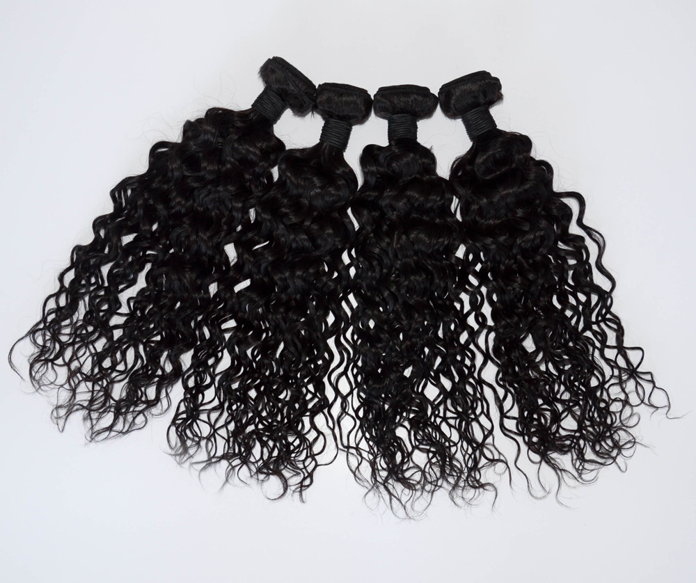 Cheap deep wave unprocessed brazilian human hair weft YJ189